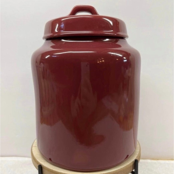 Rae Dunn COZY chubby fall canister cookie jar - Picture 4 of 8